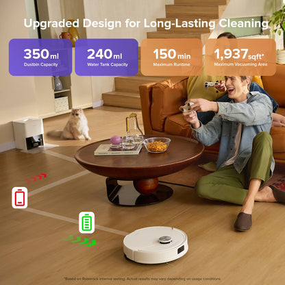 Roborock Q10 S5+ white app control