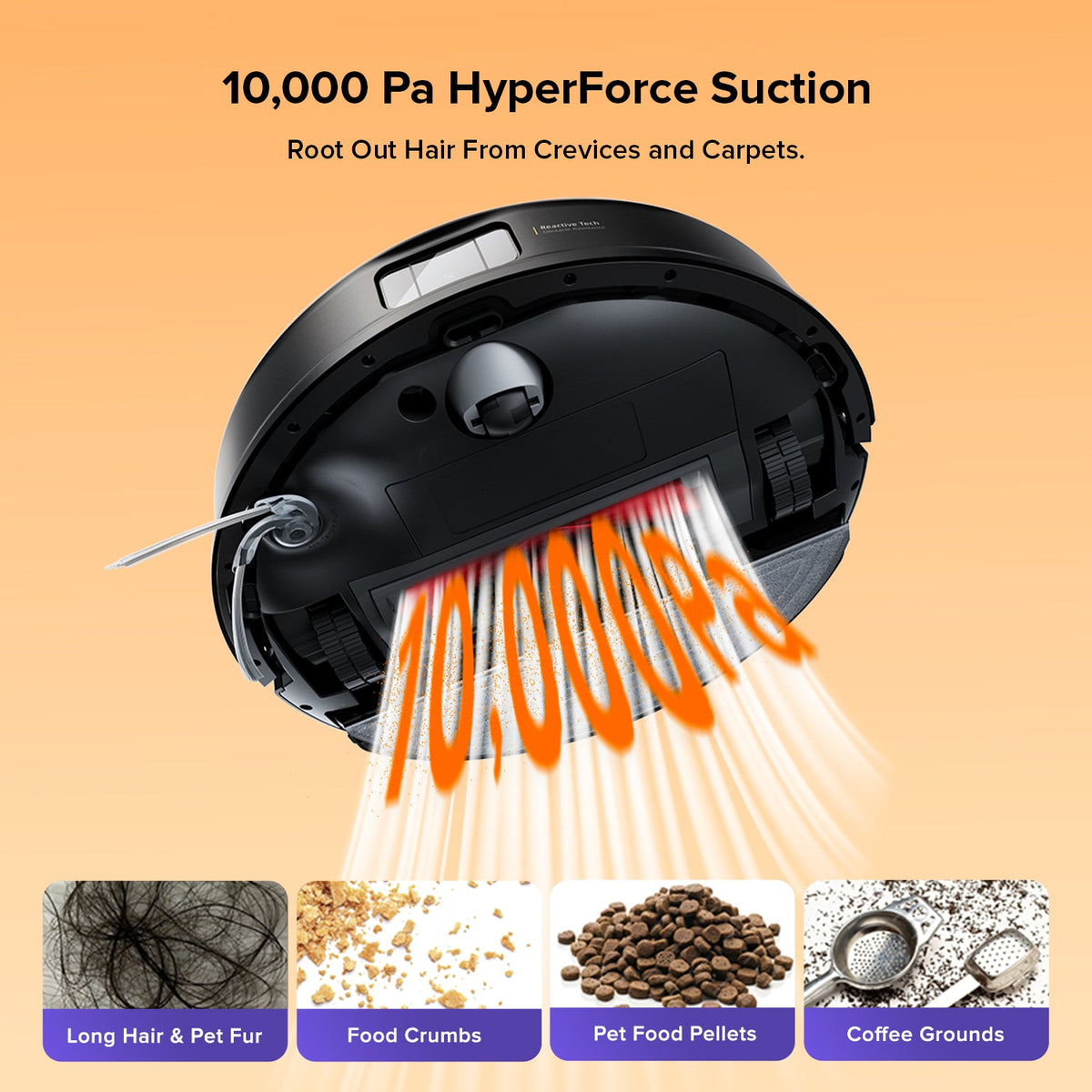 Roborock Q10 S5+ 10,000Pa HyperForce suction
