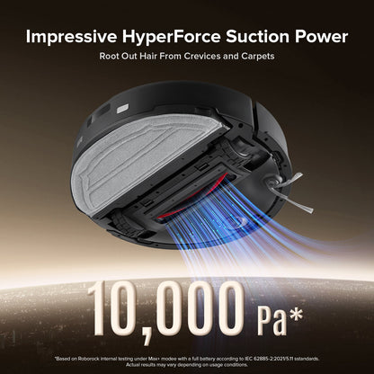 10,000Pa HyperForce suction power