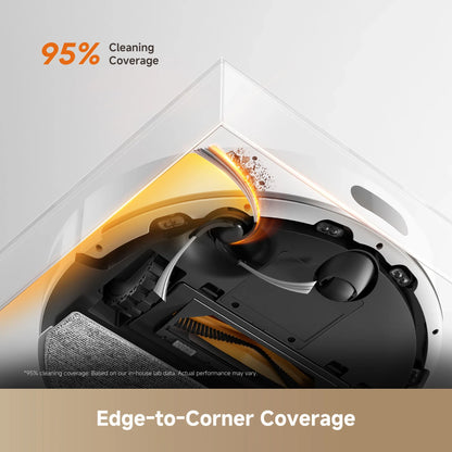 Edge-to-corner cleaning coverage