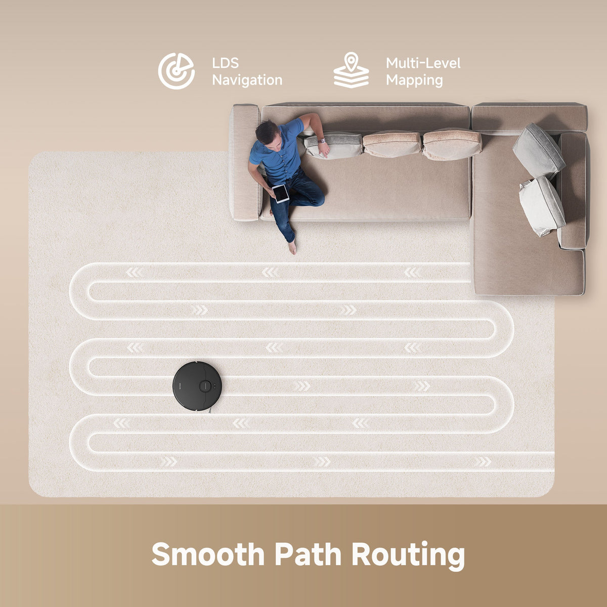 Ultrasonic carpet sensing