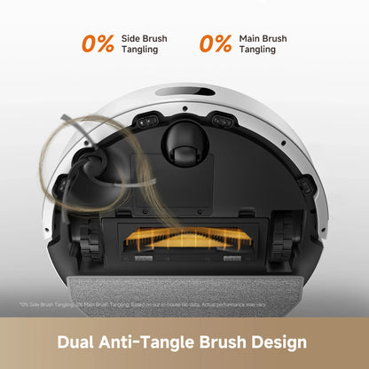 Dual anti-tangle brush design
