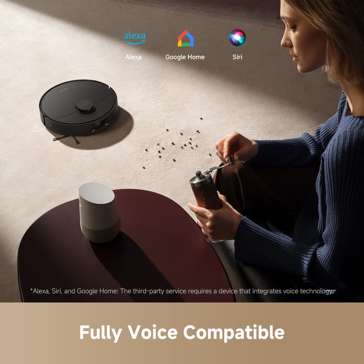Voice control with Alexa, Siri and Google Home