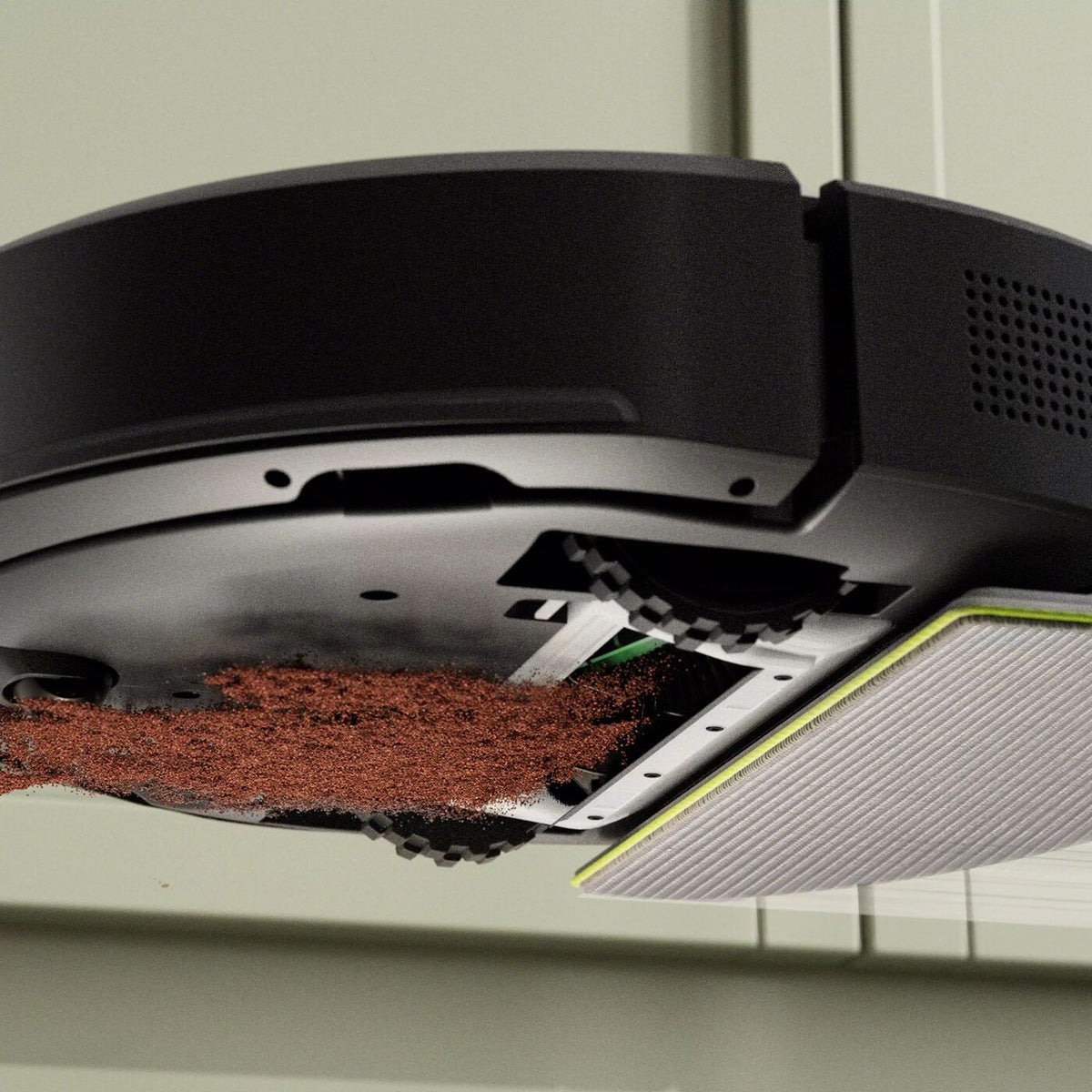 Roomba 105 Combo robot cleaning along a wall edge