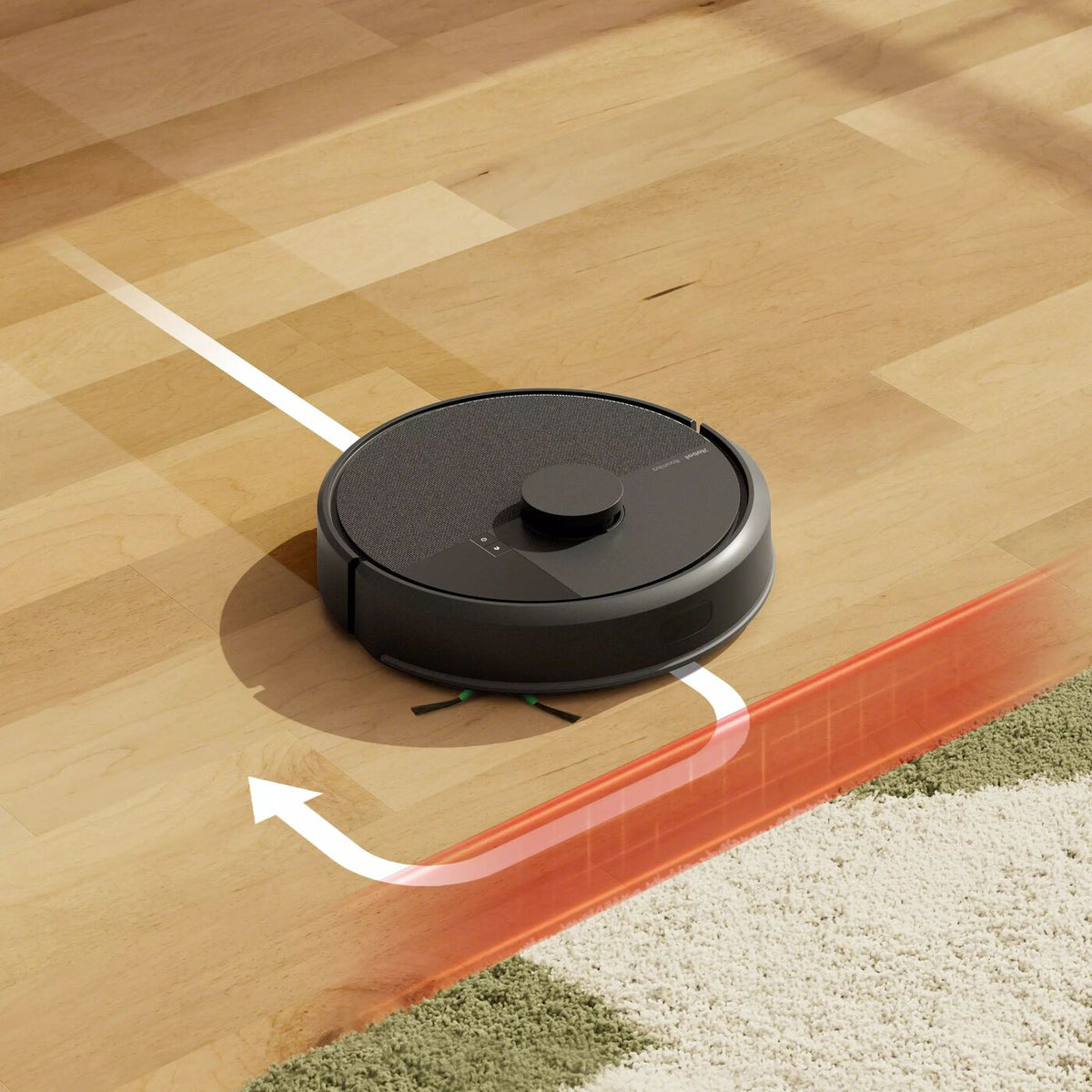 Roomba 105 Combo robot and AutoEmpty dock in a modern living room