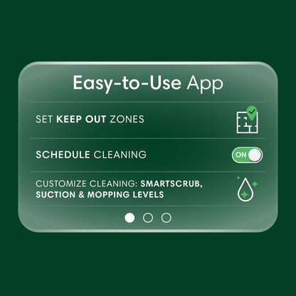 Close-up of the Roomba 105 Combo 4-stage cleaning system
